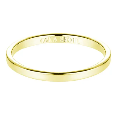 SLIM MELTING RING JR005_gold