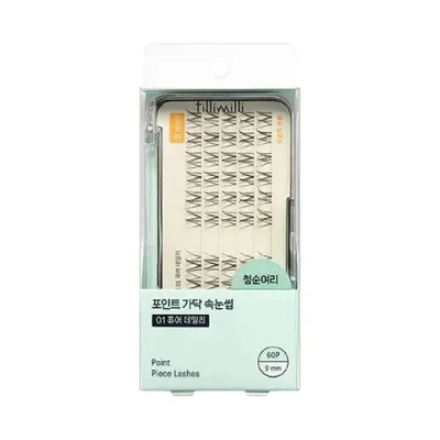 필리밀리 포인트가닥속눈썹 01 퓨어데일리 (9mm)