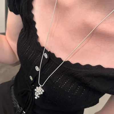 [셀럽 착용]Vinea Necklace [Silver]