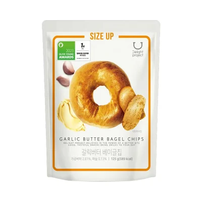 갈릭버터 베이글칩 125g