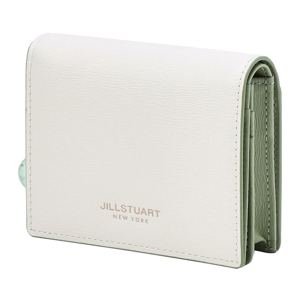 折りたたみ財布 [JILLSTUART] COCO Logo Point Decoration Cowhide Half Wallet JILLSTUART] COCO Logo Point Decoration Cowhide Half Wallet