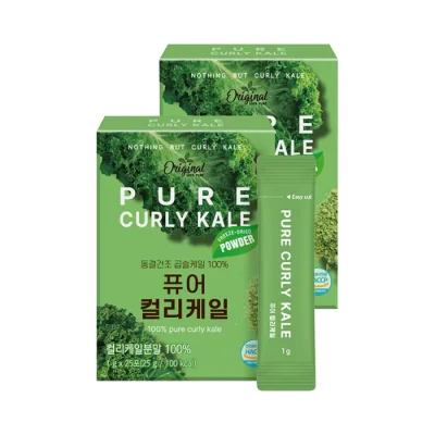 퓨어 컬리케일 2박스(25포*2)