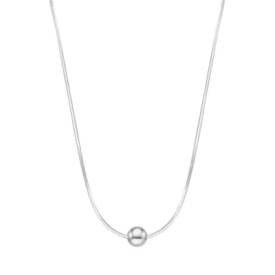 [롯데 단독] Silver925 Mini Dot Silver Ball Necklace