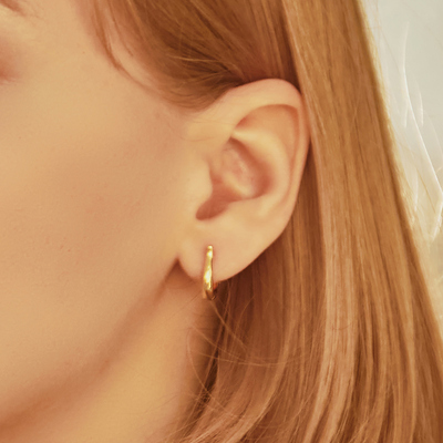 [김연아 착용] 18k gold plated kettle-earring