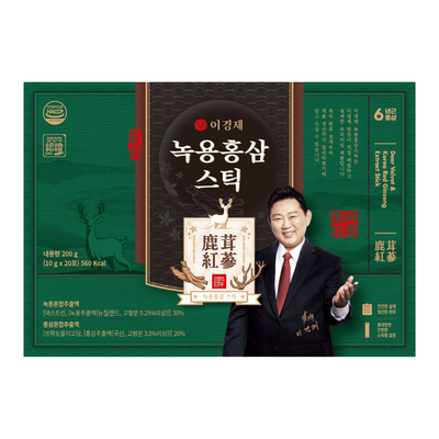 이경제 녹용홍삼스틱 10g 20포