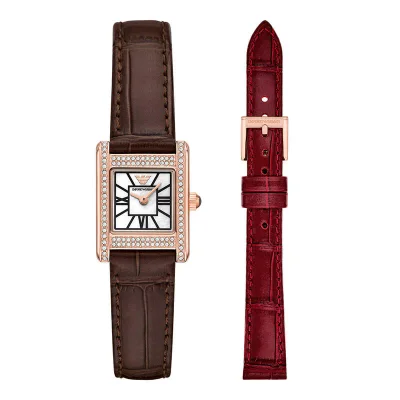 AR80083SET. QUARTZ BROWN