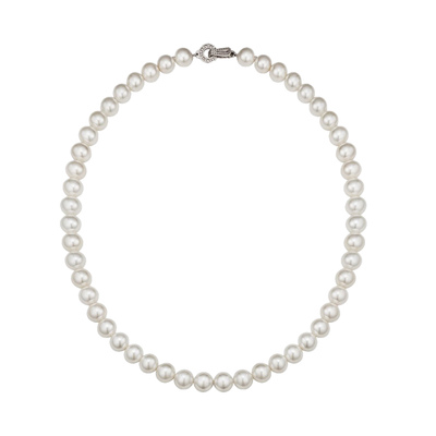 [윤아 착용] SILVER PEARL NECKLACE (6MM)
