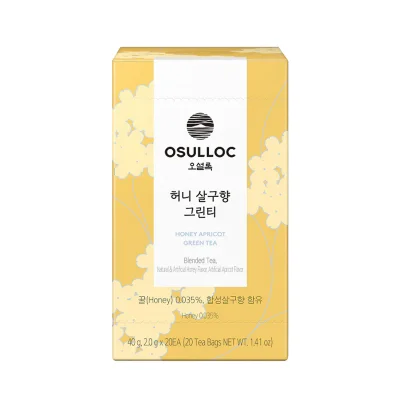 [오설록] 허니살구향 그린티 20입(2g*20티백)