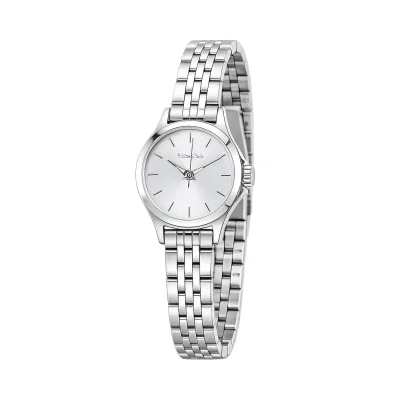Sleek Silver Watch MS-124MS