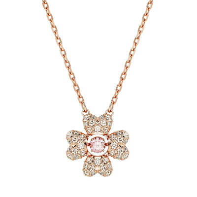 IDYLLIA:PEND CZ CLOVER SILK/ROS