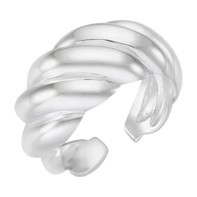 Silver925 London Croissant Silver Open Ring