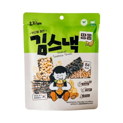 [자갈치오지매]부산을 품은 김스낵 땅콩맛