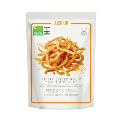 명인 찹쌀오징어채부각 100g