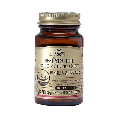 솔가 엽산 400 100정