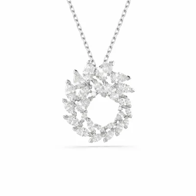 MESMERA:PEND CIRCULAR WHITE/RHS