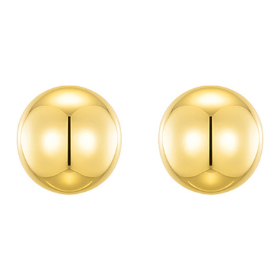 [이채연, 이나연 착용] big metal ball earring : Gold