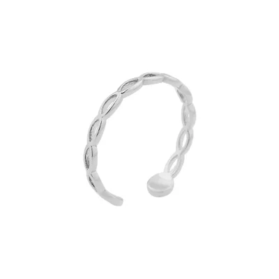 #Silver/쁘띠 루프 오픈 반지