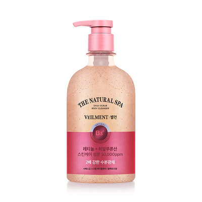 스파 블랙로즈 사해소금 스크럽워시 600ml