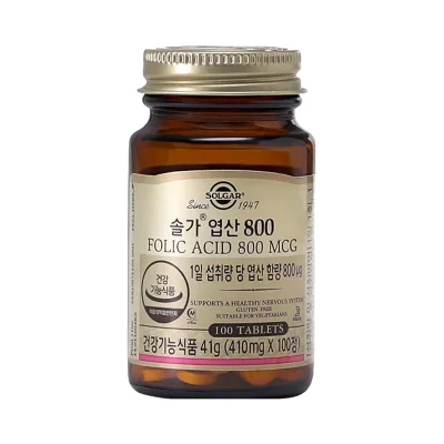 솔가 엽산 800 100정