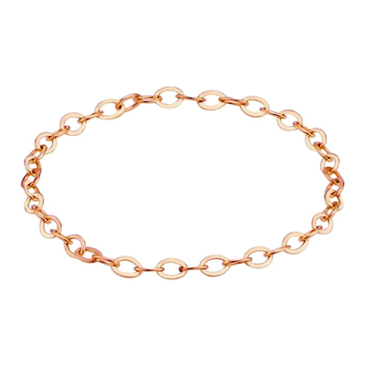 14k Rose Gold chain ring