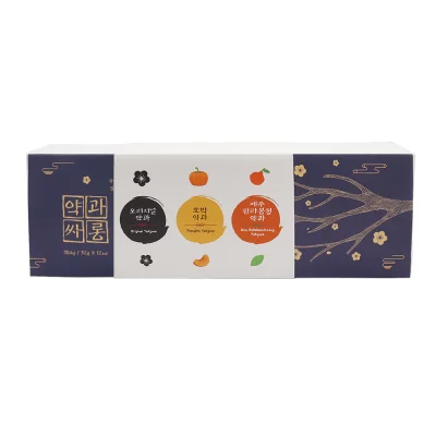 오리지날3종세트[384g/오리지널(32g*4EA)+한라봉청(32g*4EA)+호박약과(32g*4EA)]