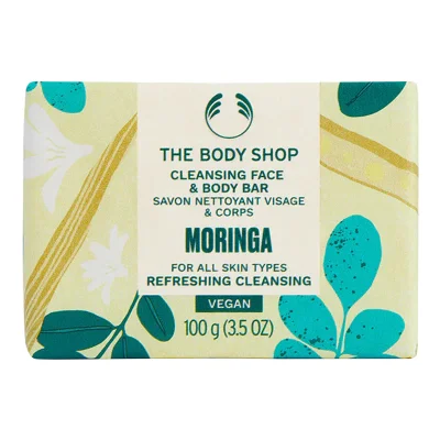 CLEANSING FACE & BODY BAR MORINGA 100G