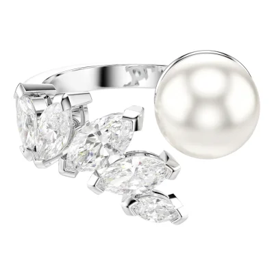 MESMERA:RING PEARL WHI/RHS