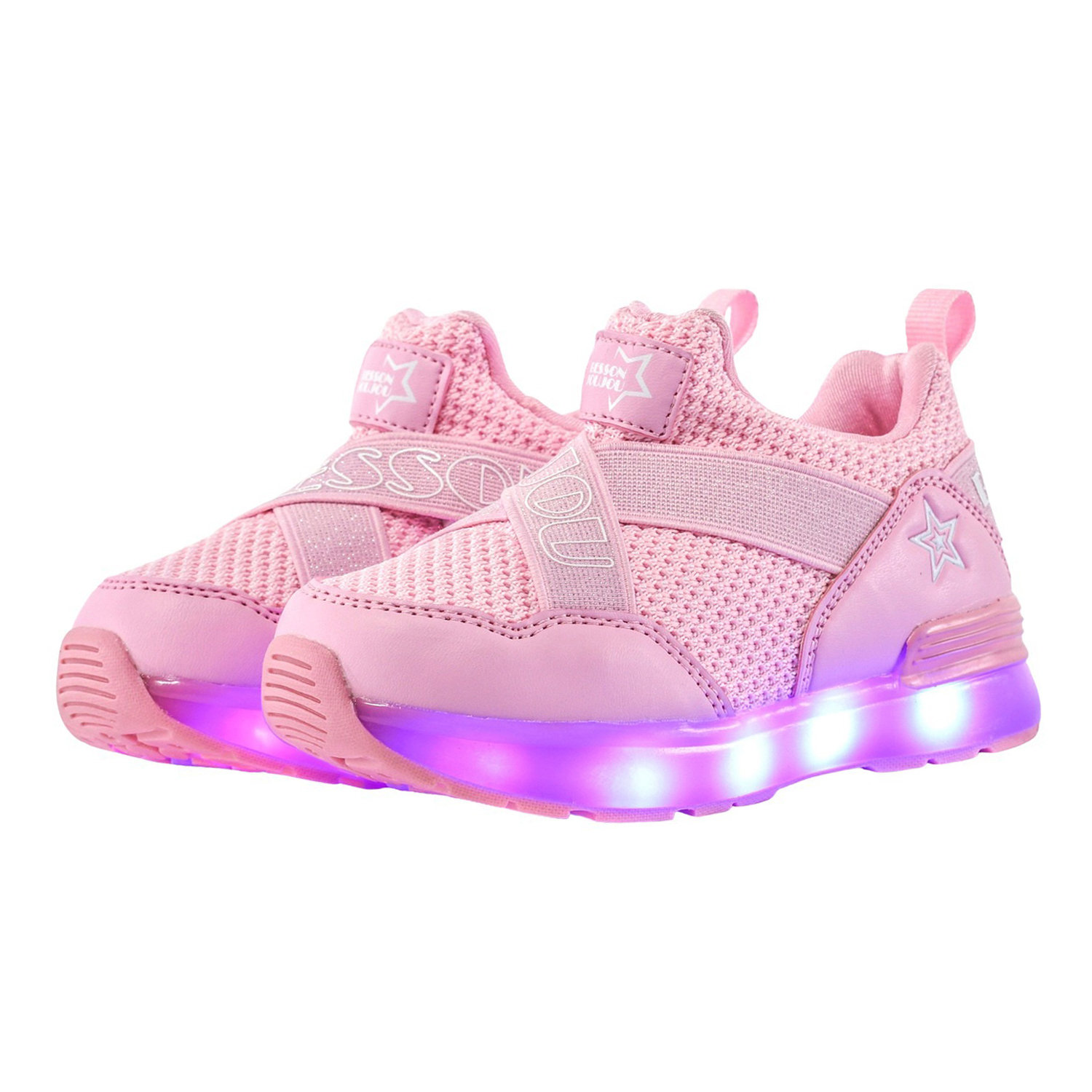 롯데면세점 [베쏭쥬쥬] 레오스타 LED운동화(아동화) PINK