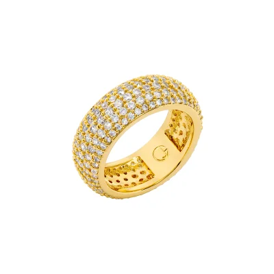 Bold Pave Ring GD