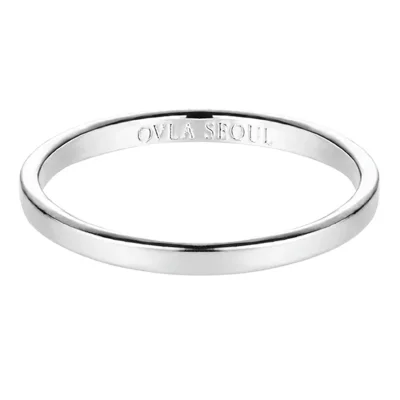 SLIM MELTING RING JR005_silver
