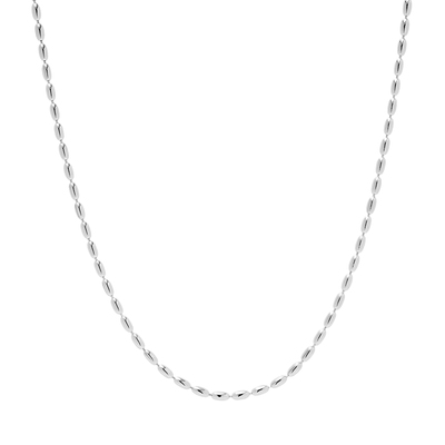Un.silver.128 / gross rizi necklace