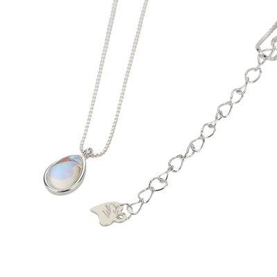 [엔믹스,장나라,하이키,스테이씨,김환희 착용] silver pure glass-necklace