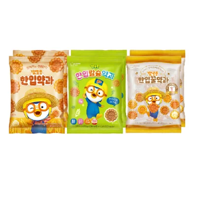 뽀로로 약과 3종*2개씩(6입)(꿀약과2, 한입약과2, 칼슘약과2)