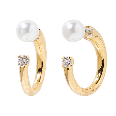 [에일리,레드벨벳 예리,송지효,손나은,블랙핑크 지수 착용] PEARL PIPE RING