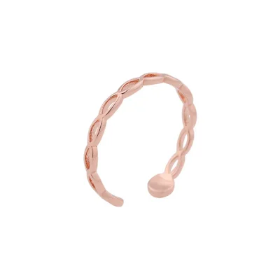 #Rose Gold/쁘띠 루프 오픈 반지