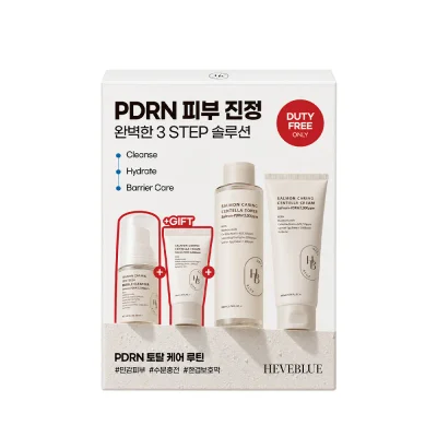 [면세전용] 살몬 케어링 PDRN 토탈케어루틴 기획세트 (토너 200ml+크림120ml+클렌저 30ml)