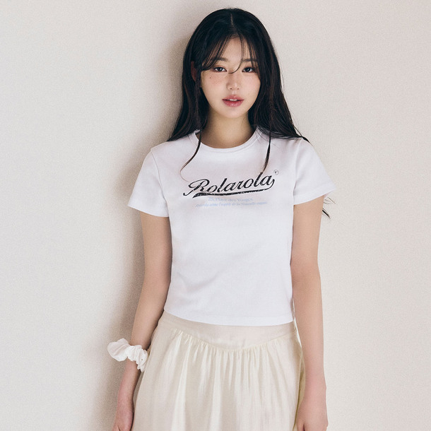 【KOOLOSET】World Wide Logo Short Sleeve Tee M014PC-162-1