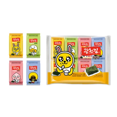 (광천)카카오프렌즈 파래 도시락김 16P
