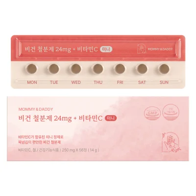 비건 철분제 24mg+비타민C 미니