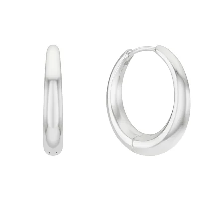 Crescent Hoop Earrings