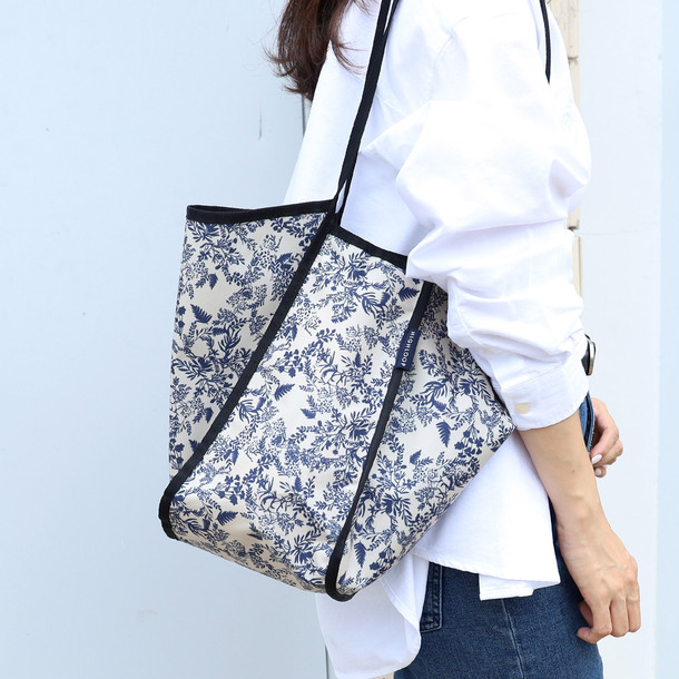 【HIGHLOOP】Flower Leopard Eco Shopper Bag V2_13colors Lotte Duty Free