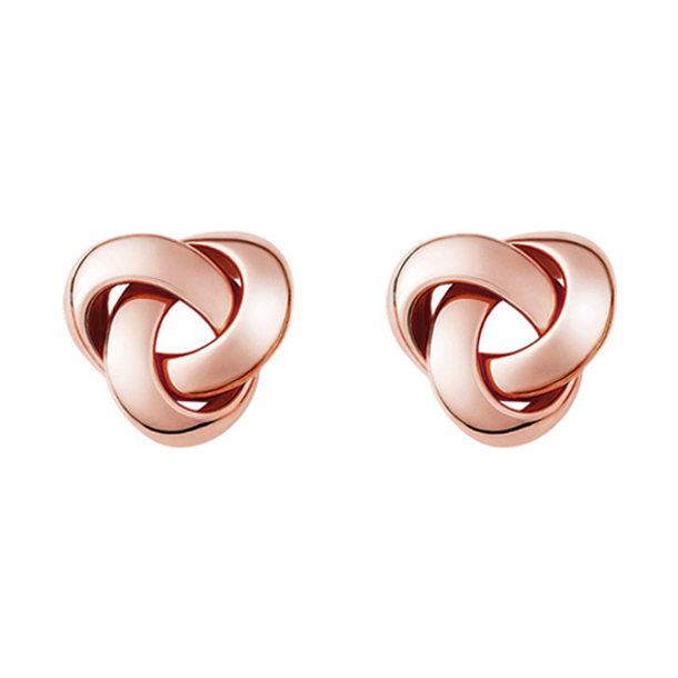 ☆DANA BURTON☆ Classic emboss one touch earrings Lotte Duty Free