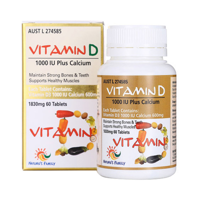 비타민D 칼슘 VITAMIND 1000 IU PLUS CALCIUM 60정