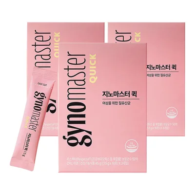 지노마스터 퀵 질유산균 3박스(3개월, 90포)