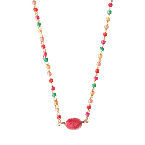 【Primaute】COLORLINE BEAD NECKLACE ネックレス 韓国/追跡付 Primaute】COLORLINE BEAD NECKLACE ネックレス 韓国/追跡付