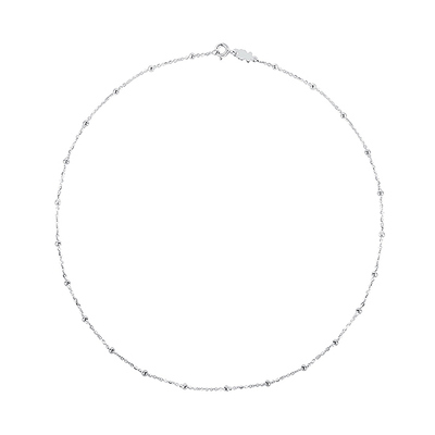 SILVER TOUS CHAIN CHOKER