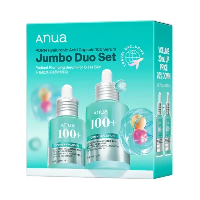PDRN 히알루론산 캡슐 100 세럼 50ml 점보 듀오 세트