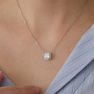 Blenheim Cushion Necklace [Silver925]