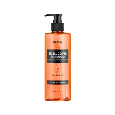 쿤달 올데이 스멜커버 청소년 샴푸 400ml (트로피컬망고)