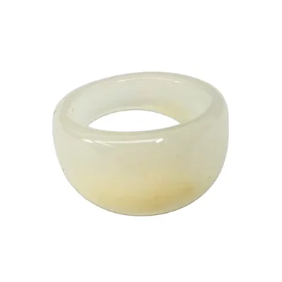 선선한 호마이카 볼드 반지_베이지_one size(12-14)